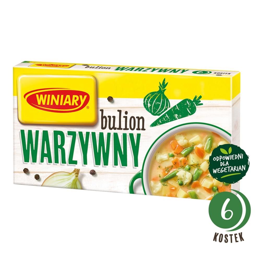 Winiary Bulion warzywny 60 g (6 sztuk)