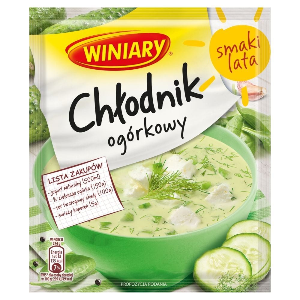 Winiary Chłodnik ogórkowy 40 g