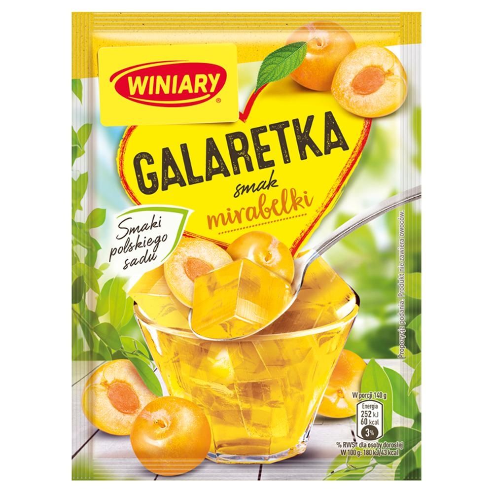 Winiary Galaretka smak mirabelki 47 g