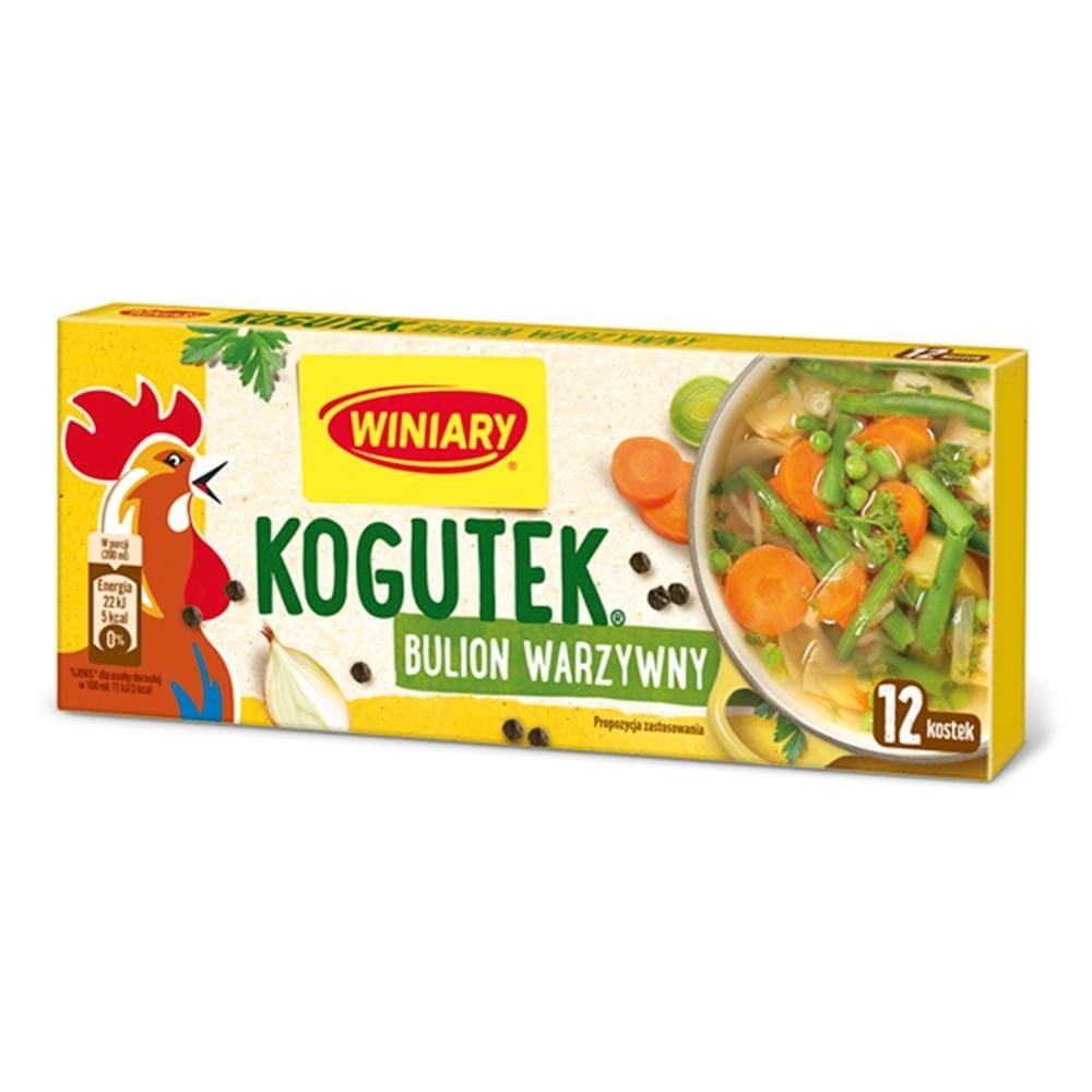 Winiary Kogutek Bulion warzywny 108 g (12 sztuk)