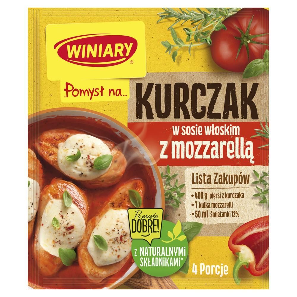 Winiary Pomysł na... Kurczak w sosie włoskim z mozzarellą 35 g