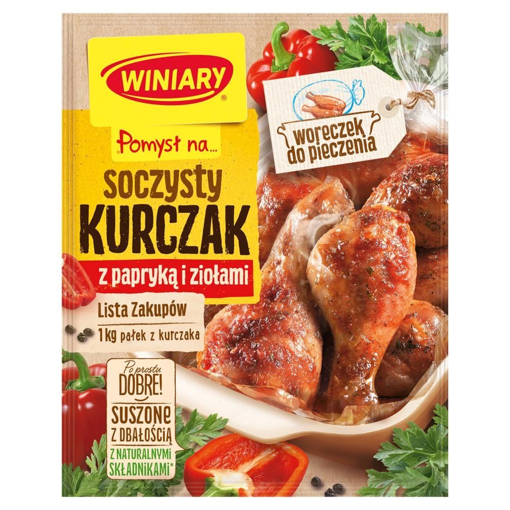 Winiary Pomysł na... Soczysty kurczak z papryką i ziołami 28 g