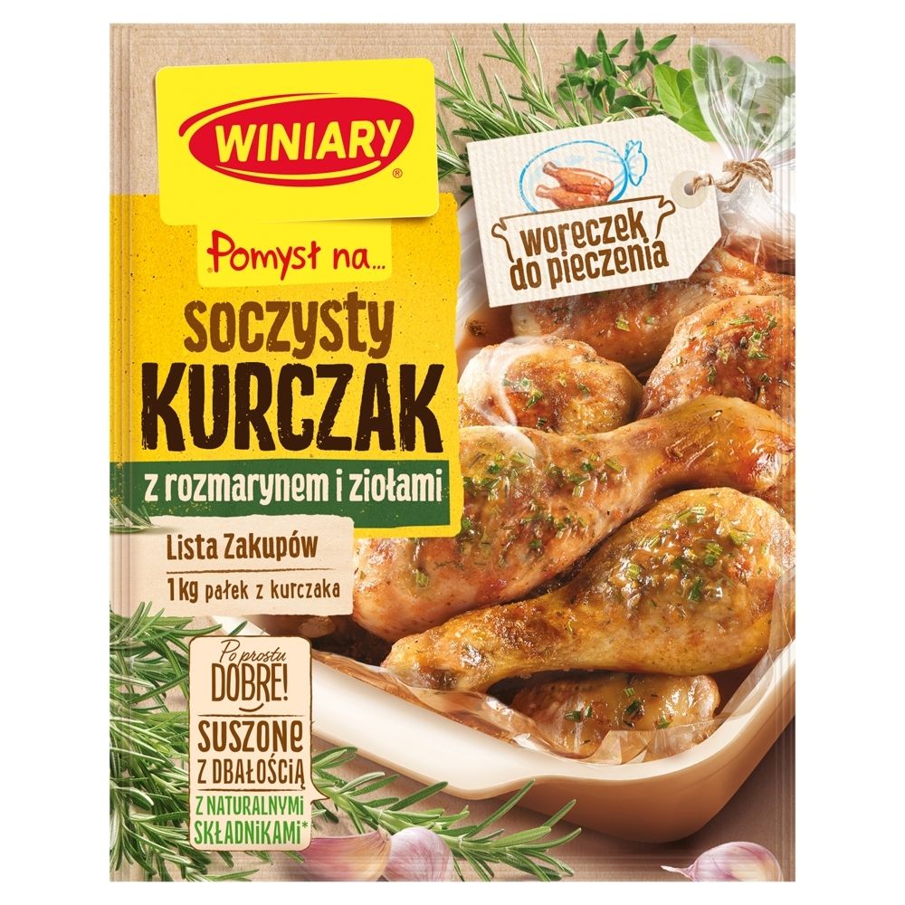 Winiary Pomysł na... Soczysty kurczak z rozmarynem i ziołami 35 g