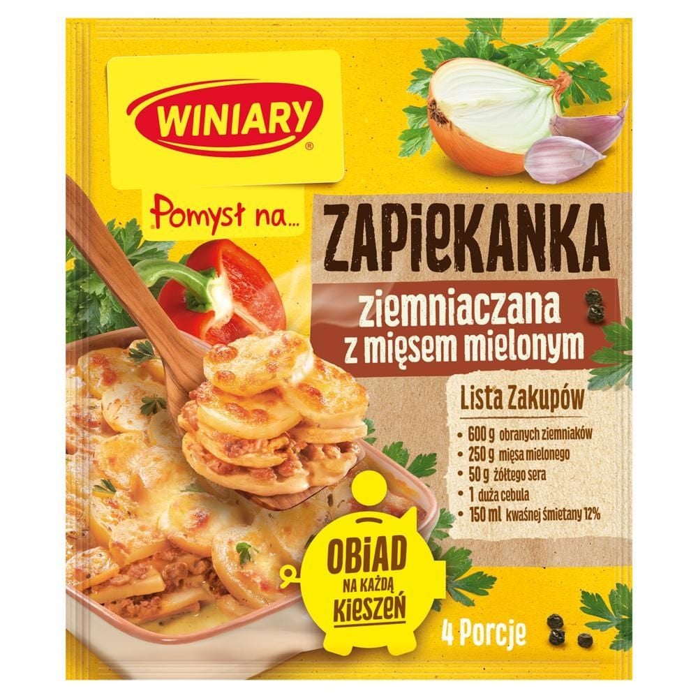 Winiary Pomysł na.... Zapiekanka ziemniaczana z mięsem mielonym 42 g