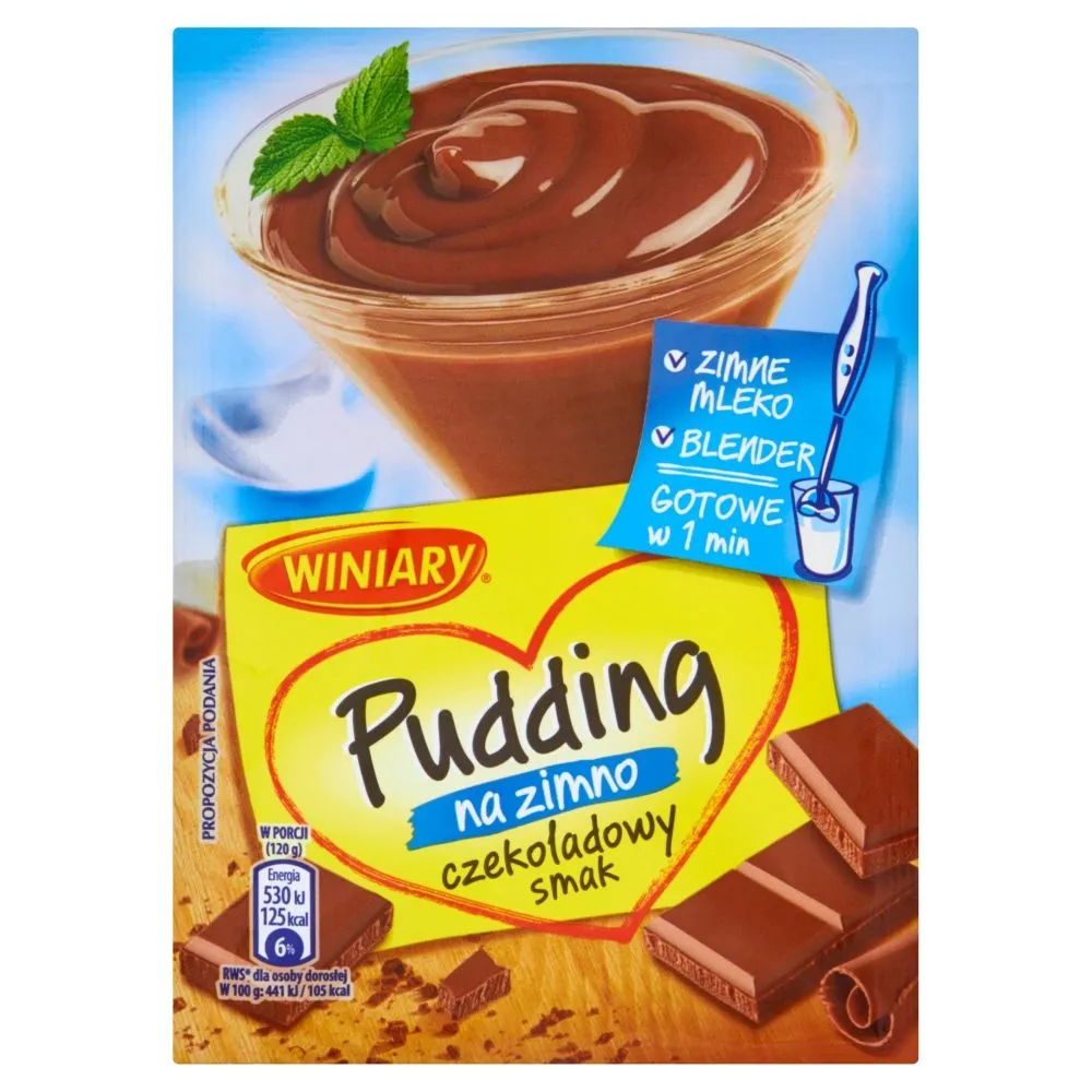 Winiary Pudding na zimno czekoladowy smak 60 g