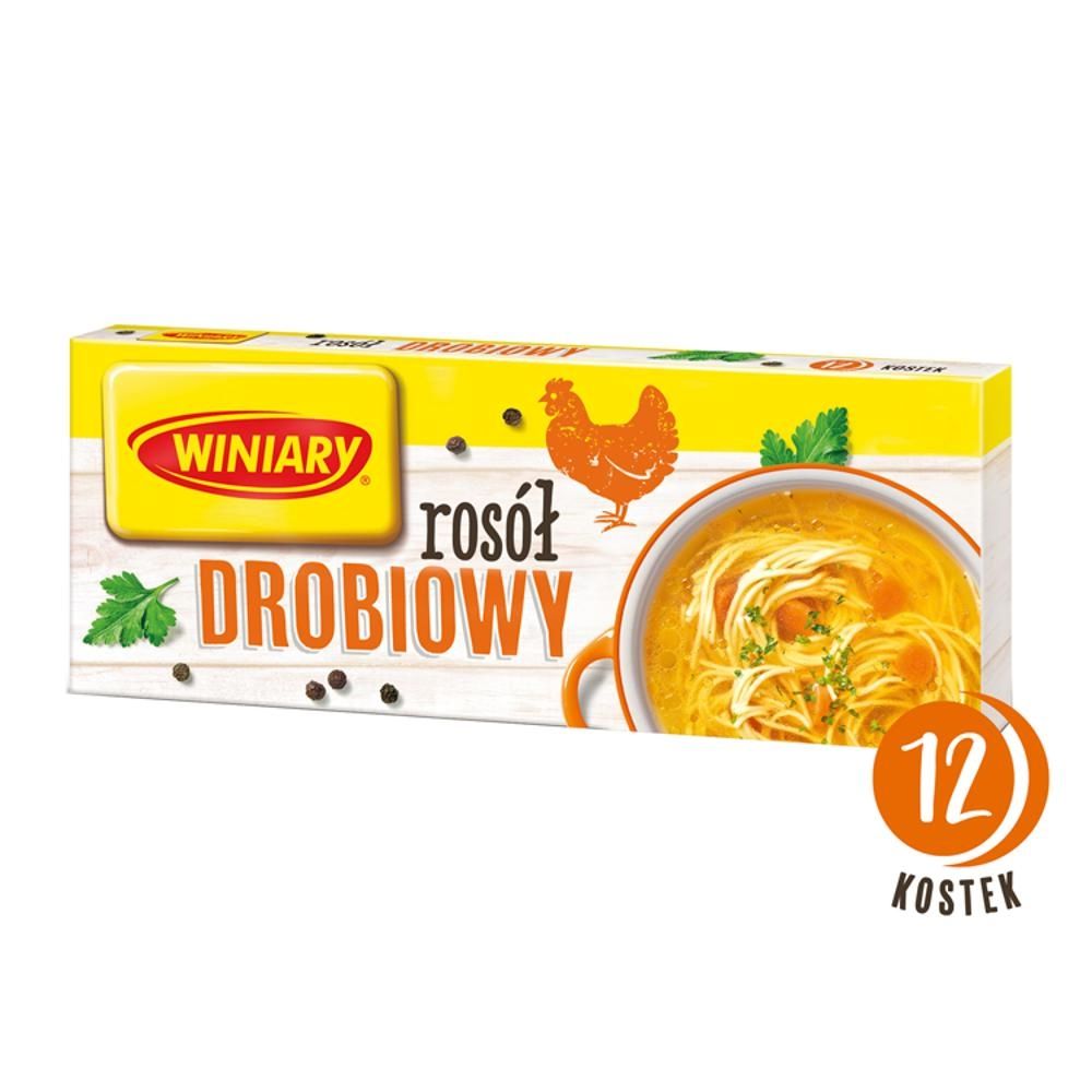 Winiary Rosół drobiowy 120 g (12 sztuk)