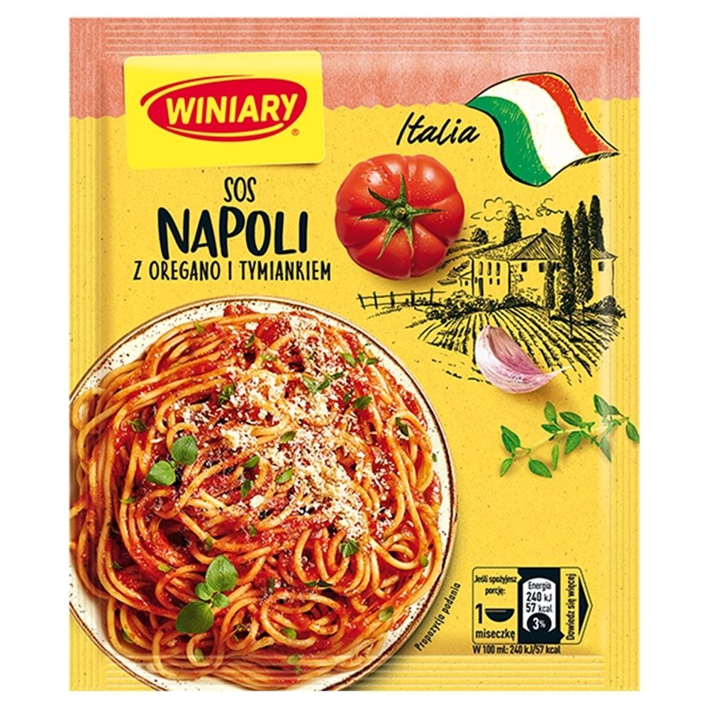 Winiary Italia Sos Napoli z oregano i tymiankiem 48 g