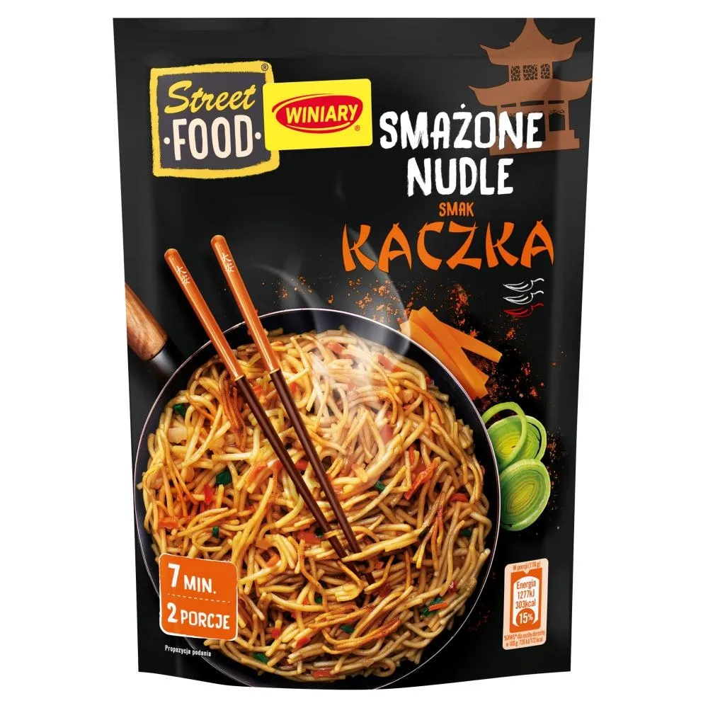 Winiary Street Food Smażone nudle smak kaczka 119 g