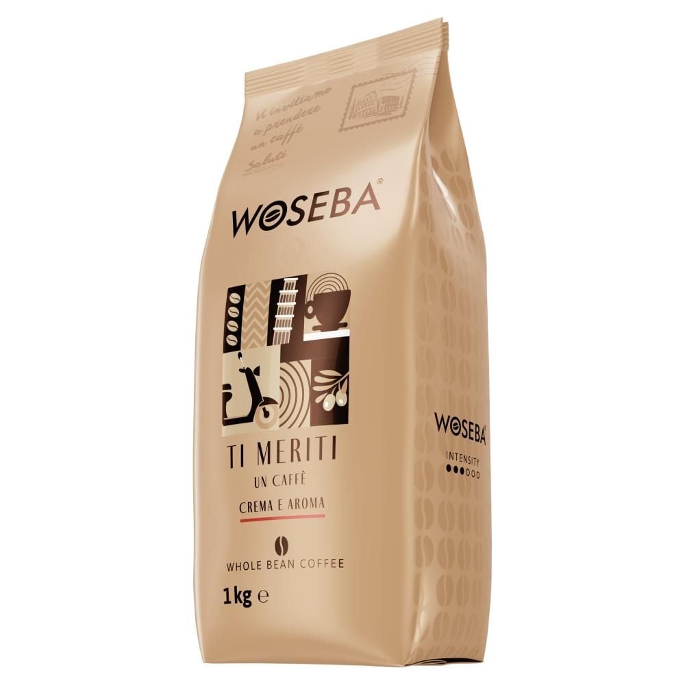 Woseba Ti Meriti Un Caffè Crema E Aroma Kawa palona ziarnista 1 kg