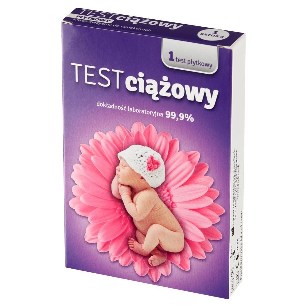 Wyrób medyczny test ciążowy płytkowy