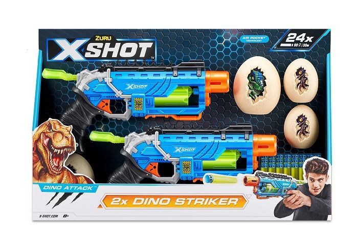 X-SHOT-DINO ATTACK Zestaw pistoletów ze strzałkami