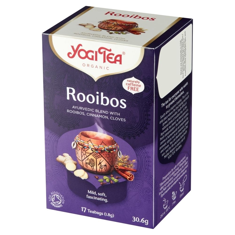 Yogi Tea Herbatka rooibos z cynamonem i goździkami bio 30,6 g (17 x 1,8 g)