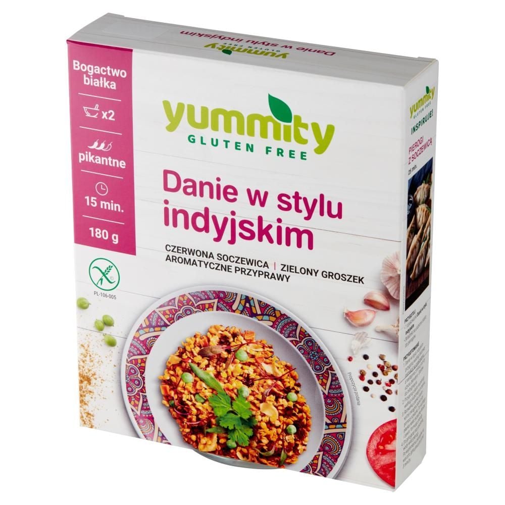 Yummity Danie w stylu indyjskim 180 g