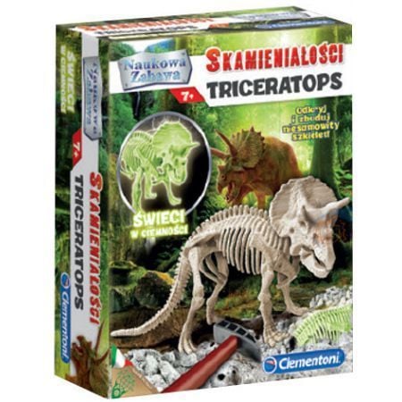 Zabawka CLEMENTONI Skamieniałości - Triceratops