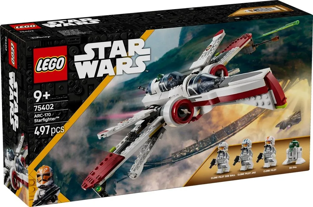 Zabawka dla dzieci LEGO® Star Wars™ Myśliwiec ARC-170 75402