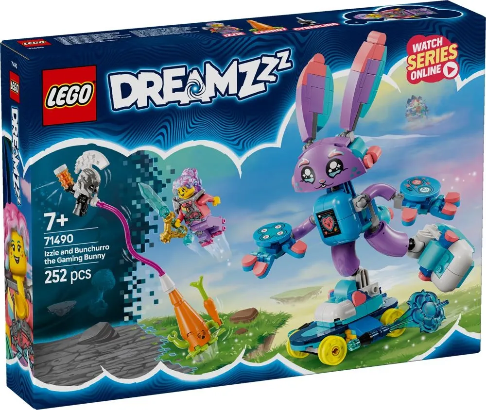 Zabawka LEGO® DREAMZzz™ Izzie i gamerski Bunchu 71490