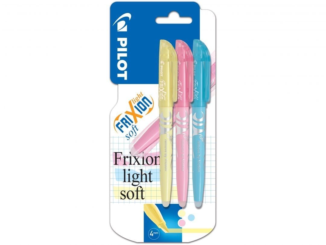 Zakreślacze Pilot Frixion Light Soft 3 kolory