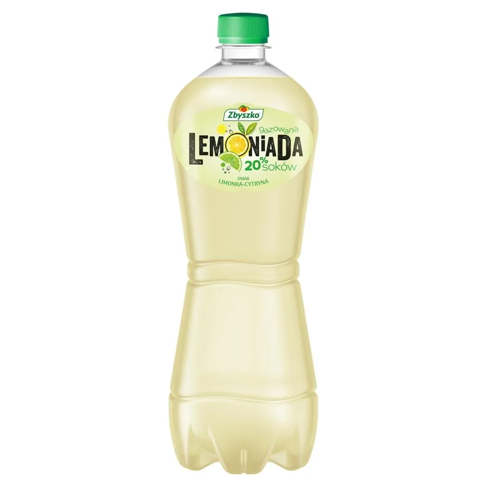 Zbyszko Lemoniada gazowana smak limonka-cytryna 1 l