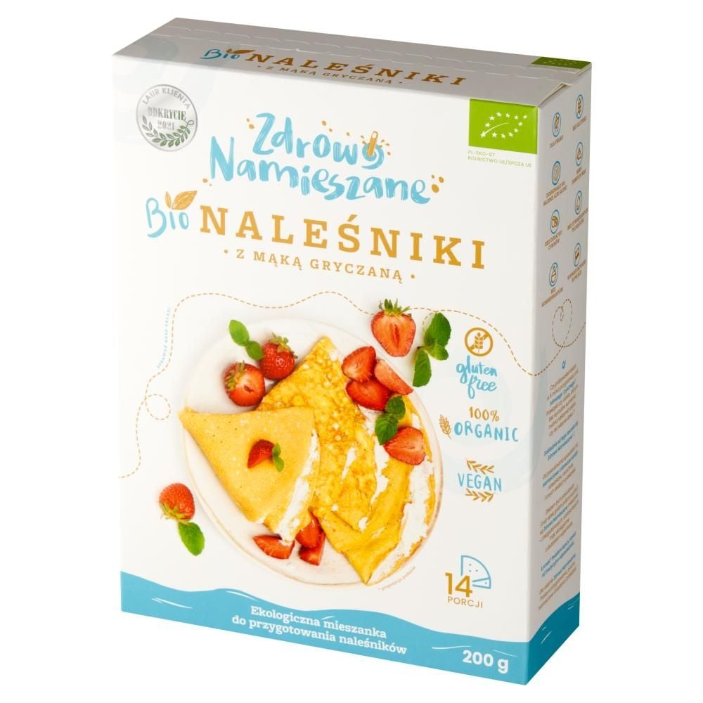 Zdrowo Namieszane Bio naleśniki z mąką gryczaną 200 g