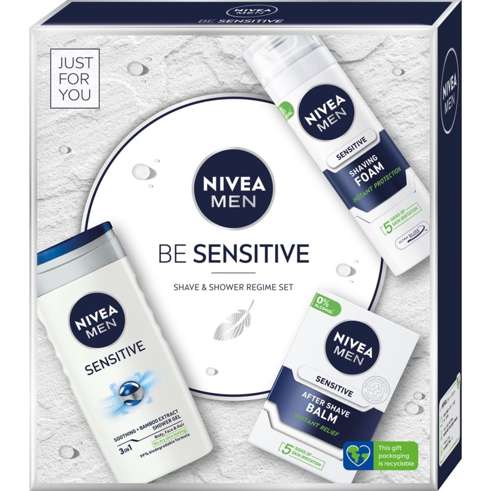 Zestaw do golenia Nivea BE Sensitive