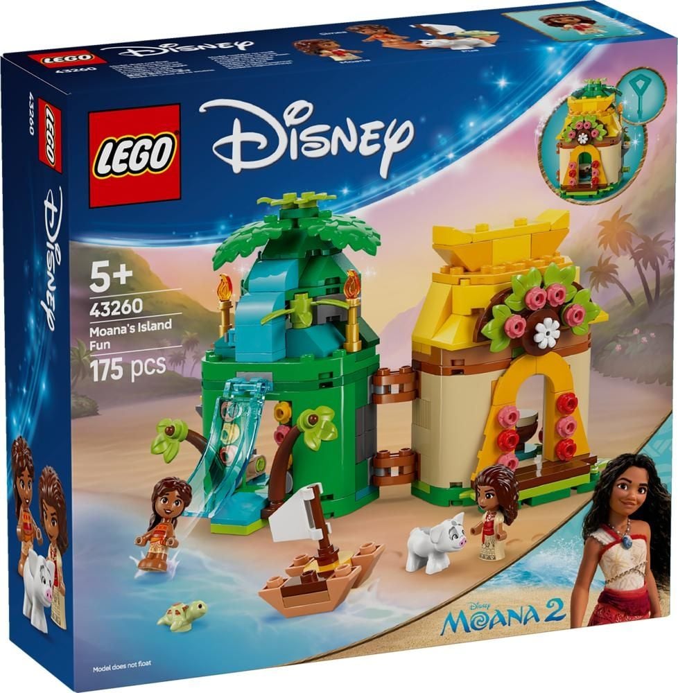 Zestaw konstrukcyjny LEGO® ǀ Disney Zabawy Vaiany na wyspie 43260