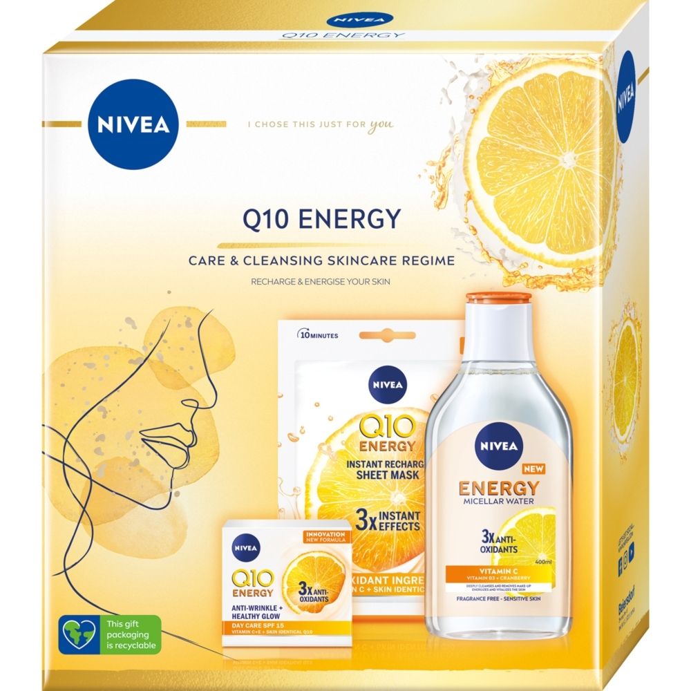 Zestaw kosmetyków damskich Nivea Q10 Energy