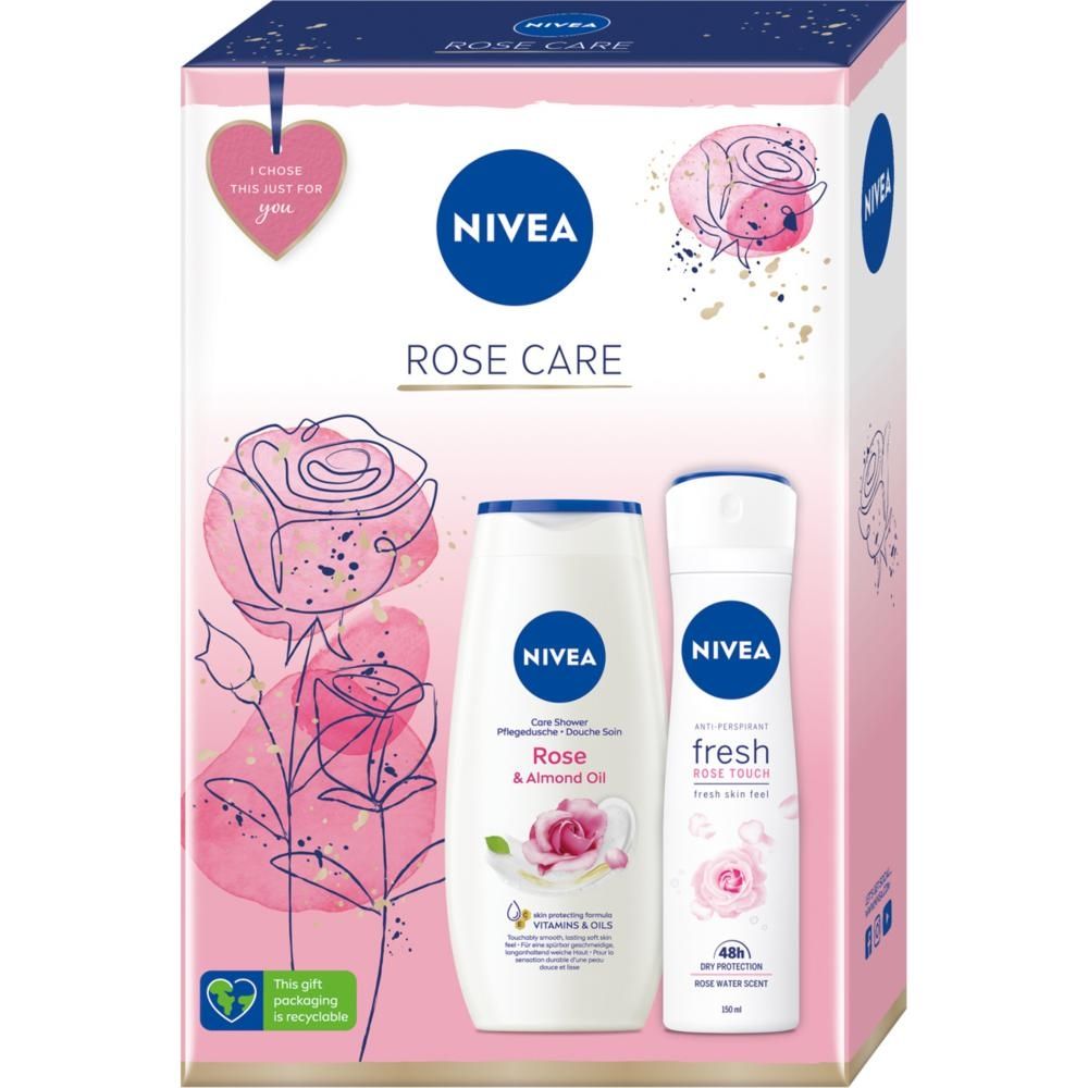 Zestaw kosmetyków dla niej Nivea Rose Care