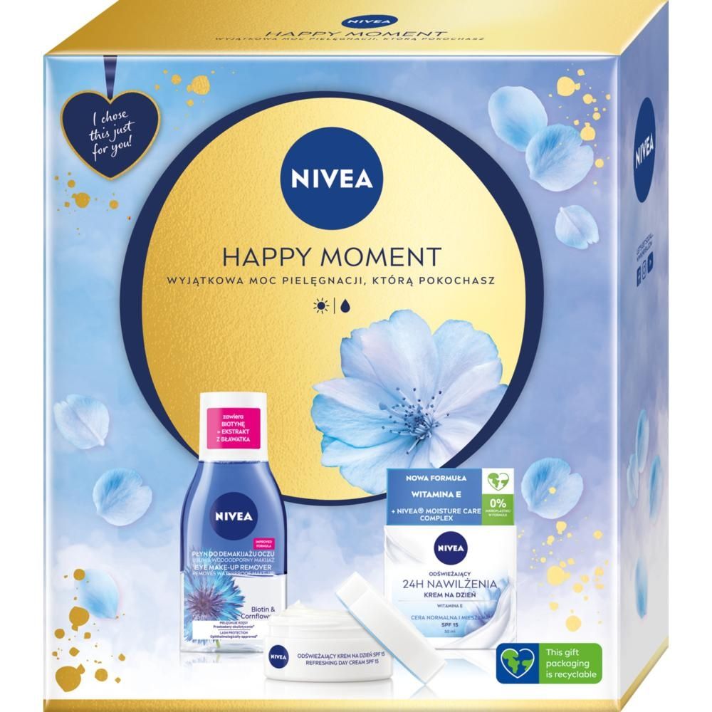 Zestaw kosmetyków do twarzy Nivea Happy Moment