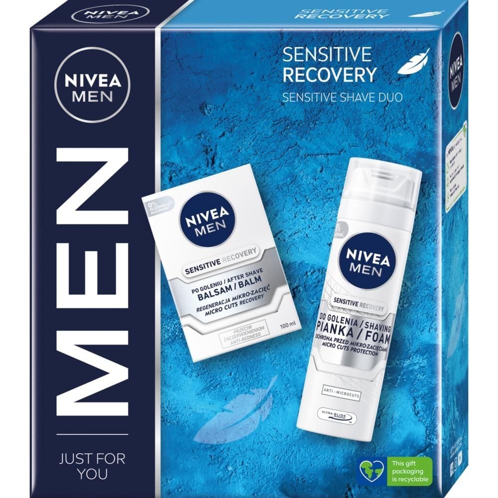 Zestaw kosmetyków męskich Nivea Sensitive Recovery