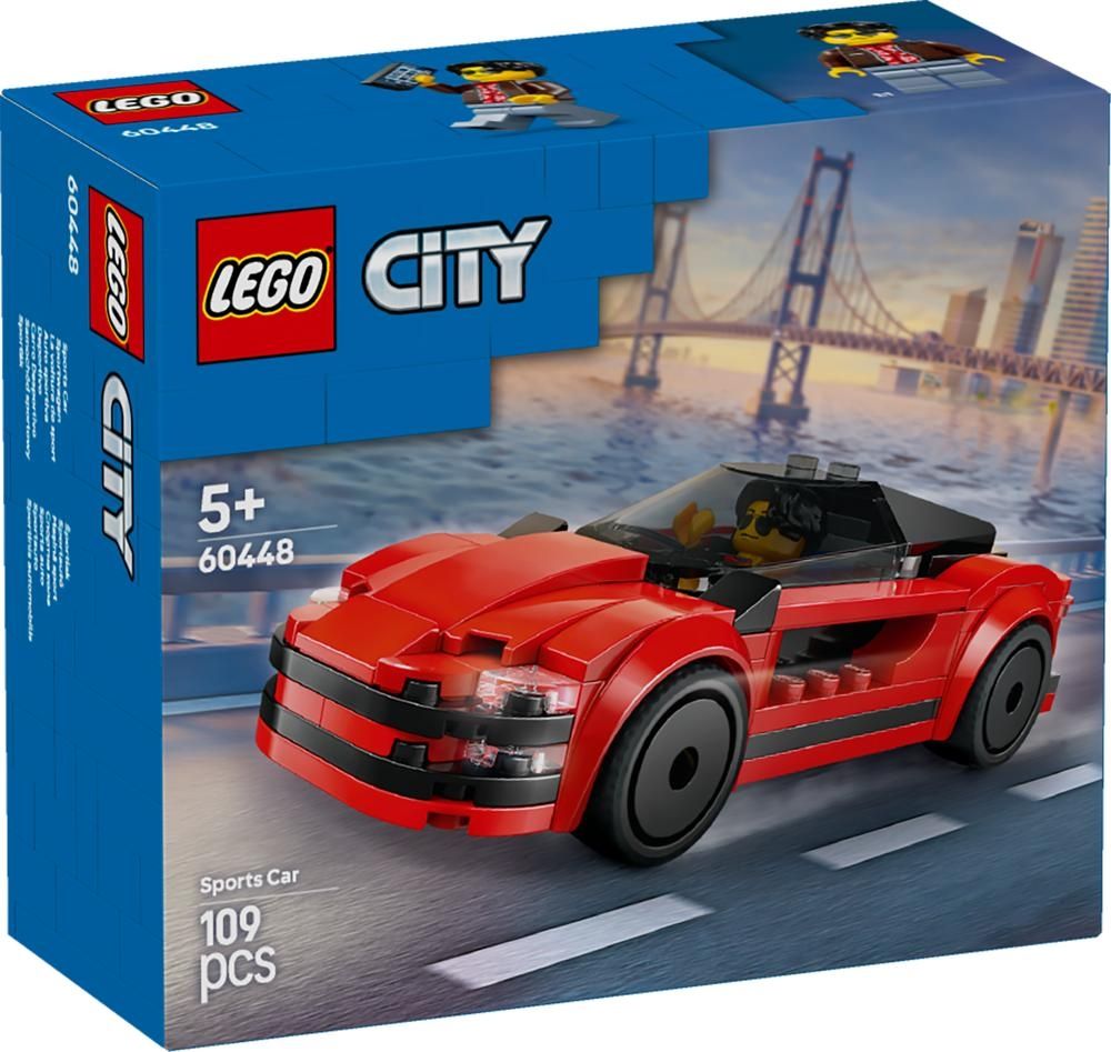 Zestaw LEGO® City Czerwony samochód sportowy 60448