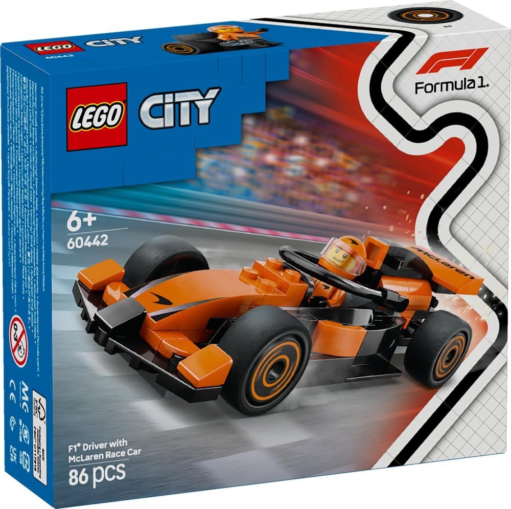 Zestaw LEGO® City F1® Kierowca i bolid McLaren 60442