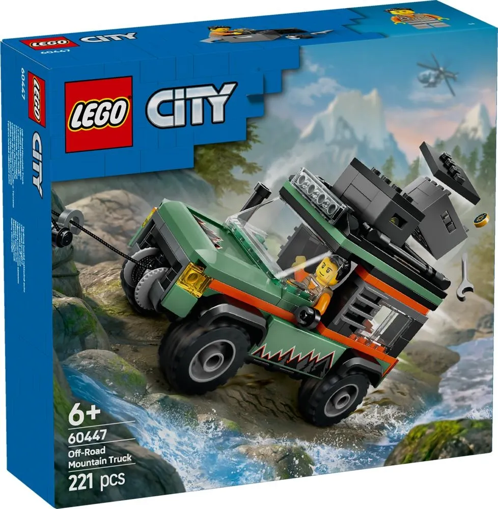 Zestaw LEGO® City Górska ciężarówka terenowa 4x4 60447