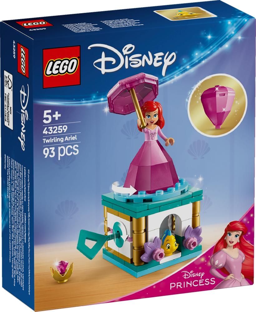 LEGO  Disney Princess Wirująca Arielka 43259