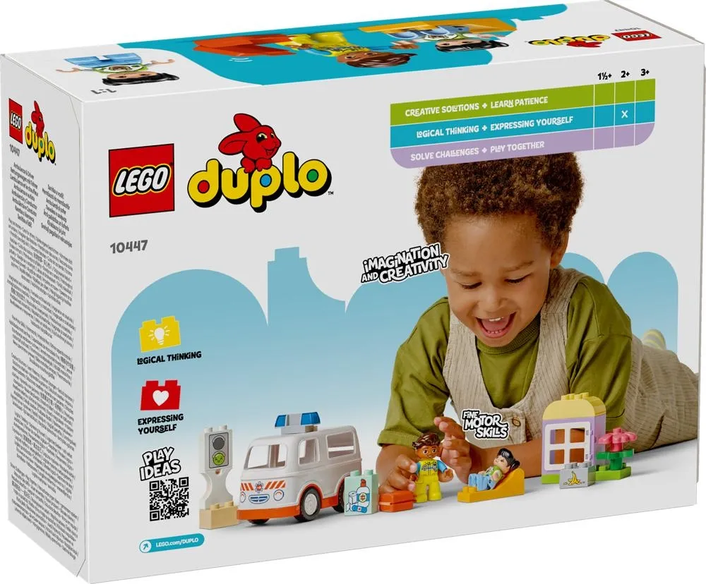 Zestaw LEGO® DUPLO® Karetka z kierowcą 10447