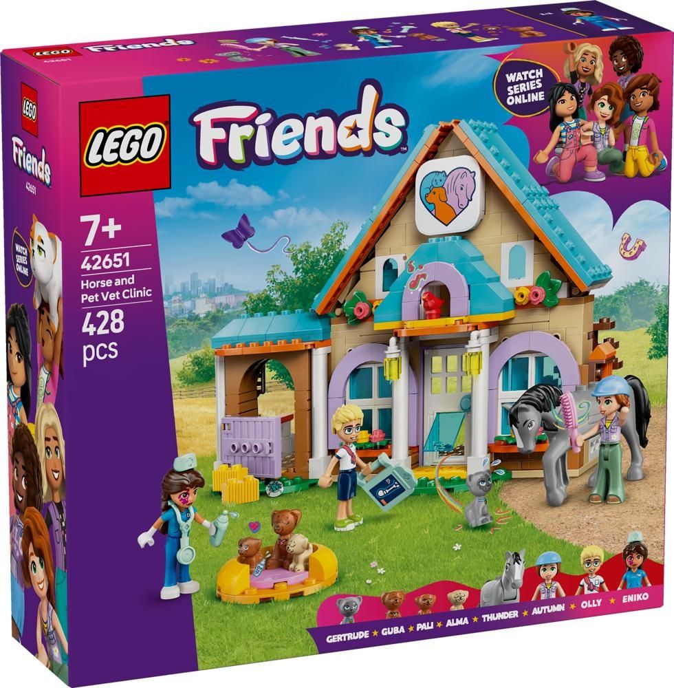 LEGO  Friends Koń i lecznica dla zwierząt 42651