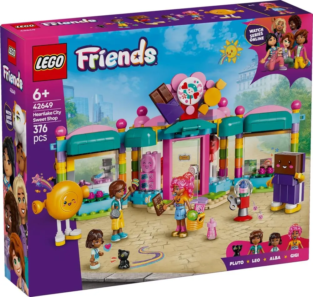 Zestaw LEGO® Friends Sklep z cukierkami w Heartlake 42649