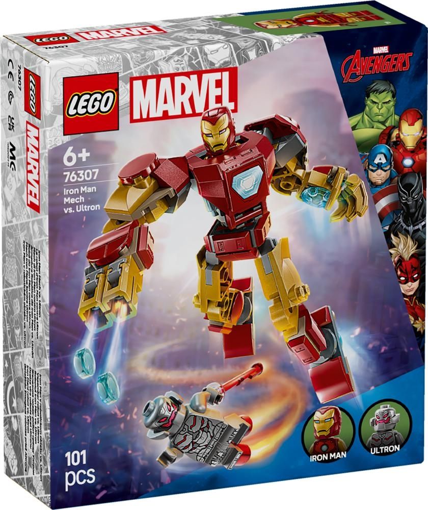 LEGO  Marvel Mech Iron Mana kontra Ultron 76307