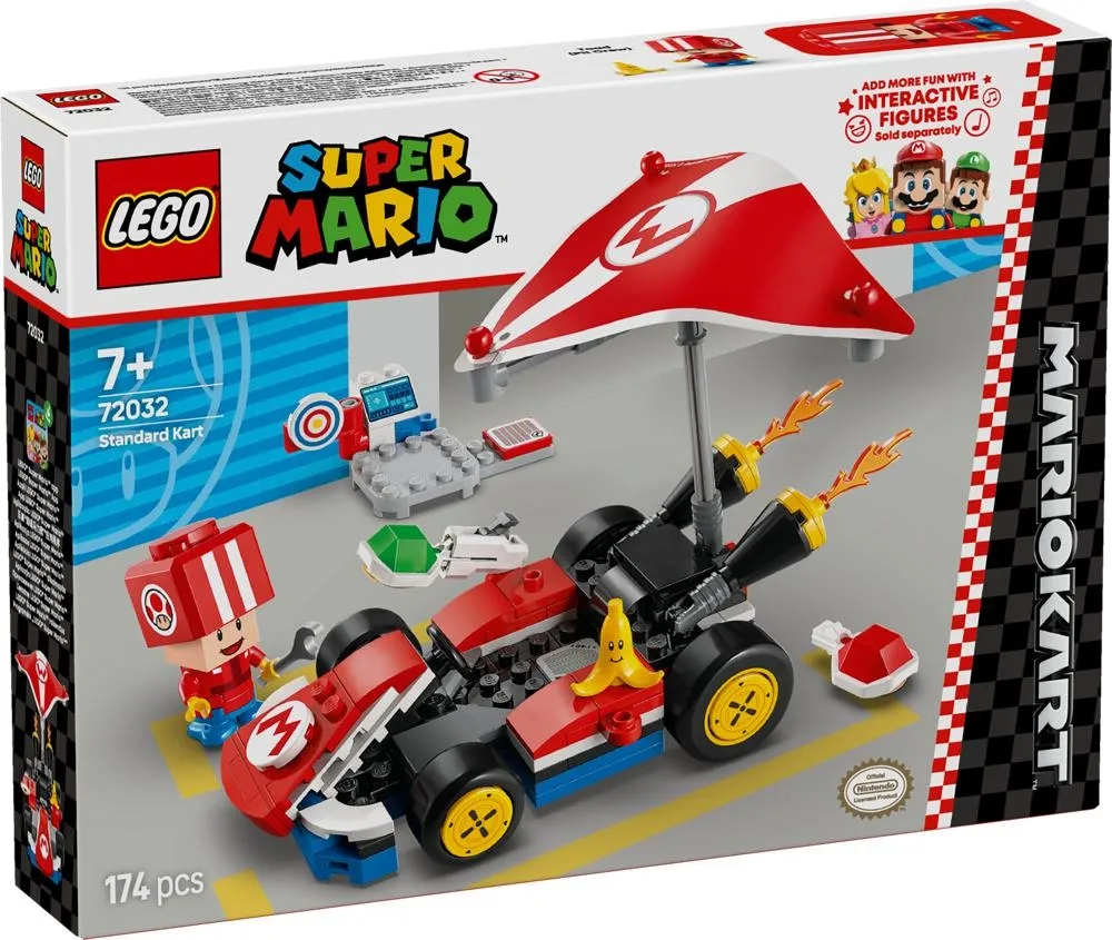 Zestaw LEGO® Super Mario™: Mario Kart™ — Standard Kart 72032