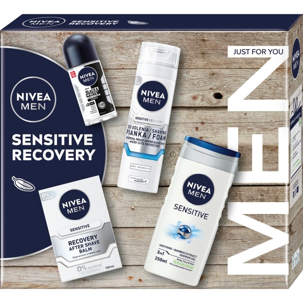 Zestaw męskich kosmetyków Nivea Sensitive Recovery Collection