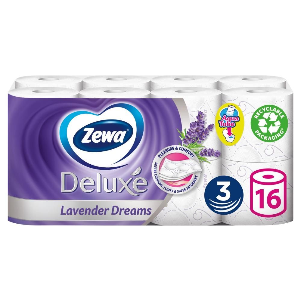 Zewa Deluxe Lavender Dreams Papier toaletowy 16 rolek