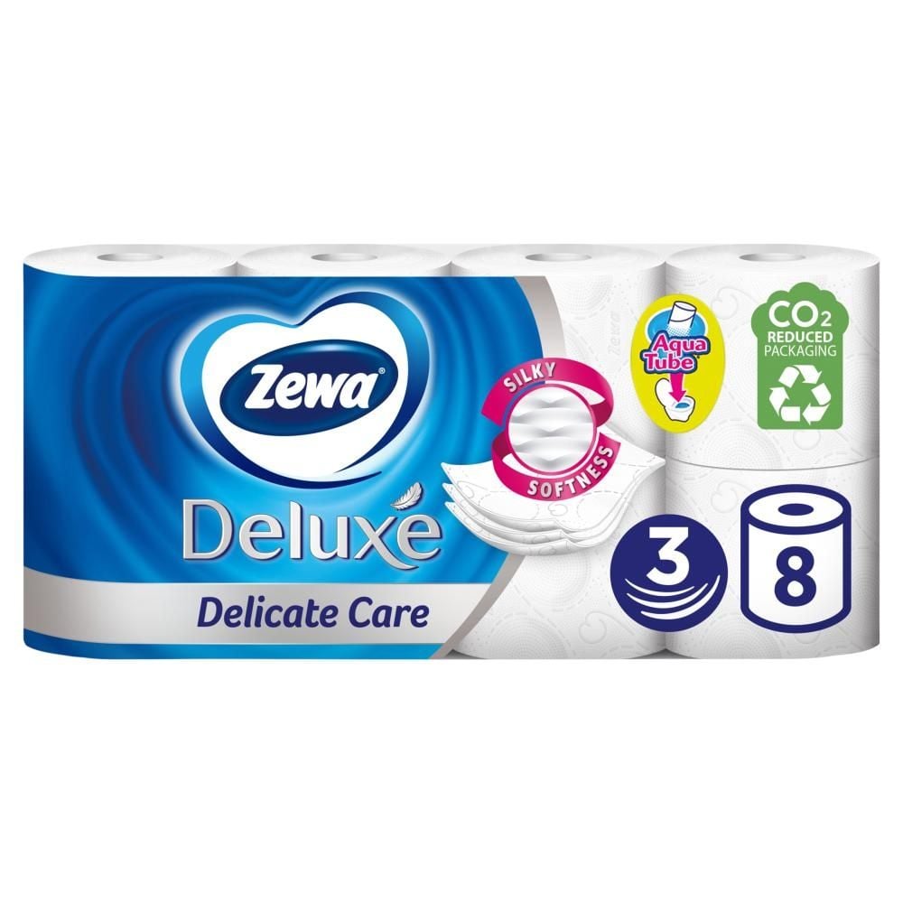 Zewa Deluxe Pure White Papier toaletowy 8 rolek