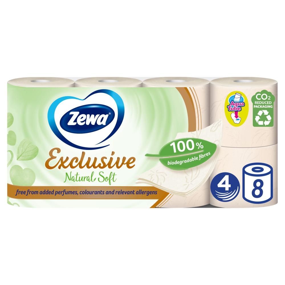 Zewa Exclusive Natural Soft Papier toaletowy 8 rolek