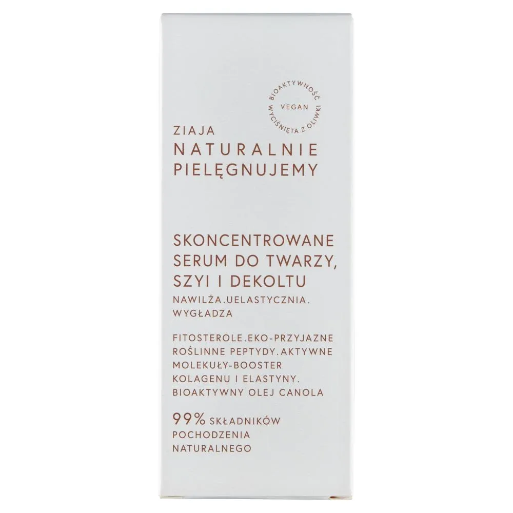 Ziaja Naturalnie pielęgnujemy Skoncentrowane serum do twarzy szyi i dekoltu 30 ml