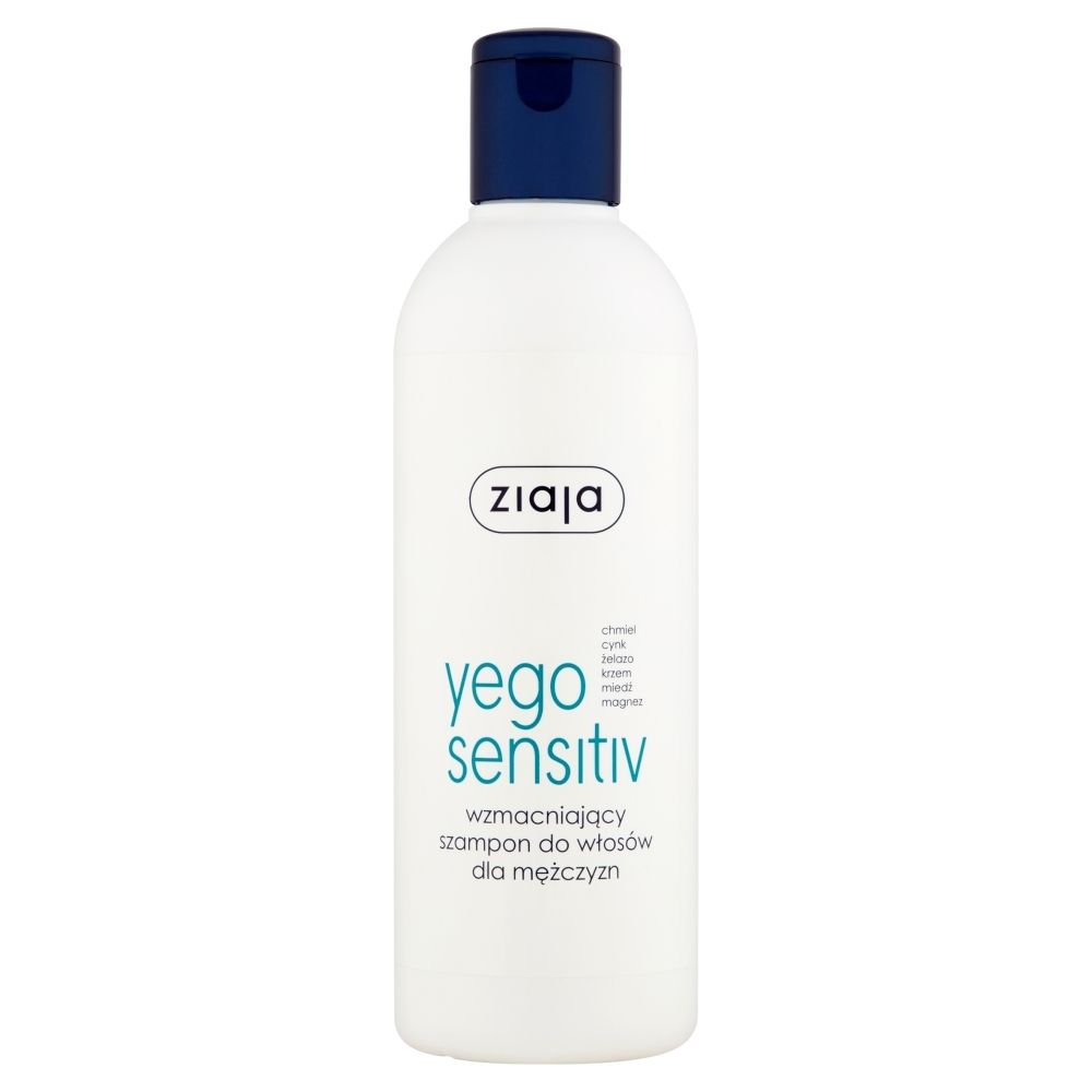 Фото - Шампунь Ziaja Yego Sensitiv Wzmacniający szampon do włosów dla mężczyzn 300 ml 