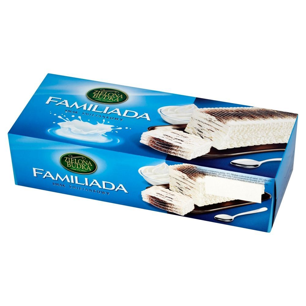 Zielona Budka Familiada Lody o smaku śmietankowym 1000 ml