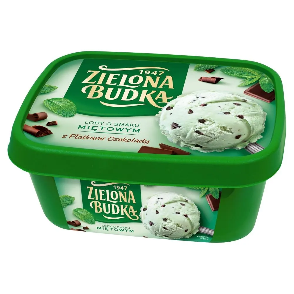 Zielona Budka Lody o smaku miętowym 1000 ml