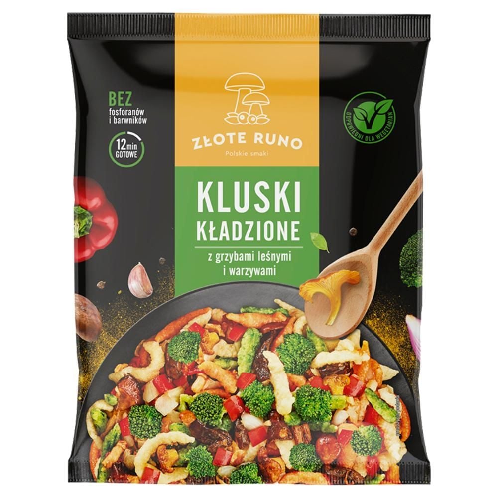 Złote Runo Kluski kładzione z grzybami leśnymi i warzywami 500 g