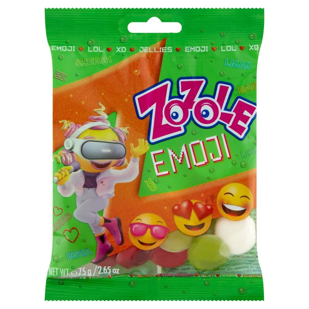 Zozole Emoji Żelki o smaku owocowym i coli 75 g