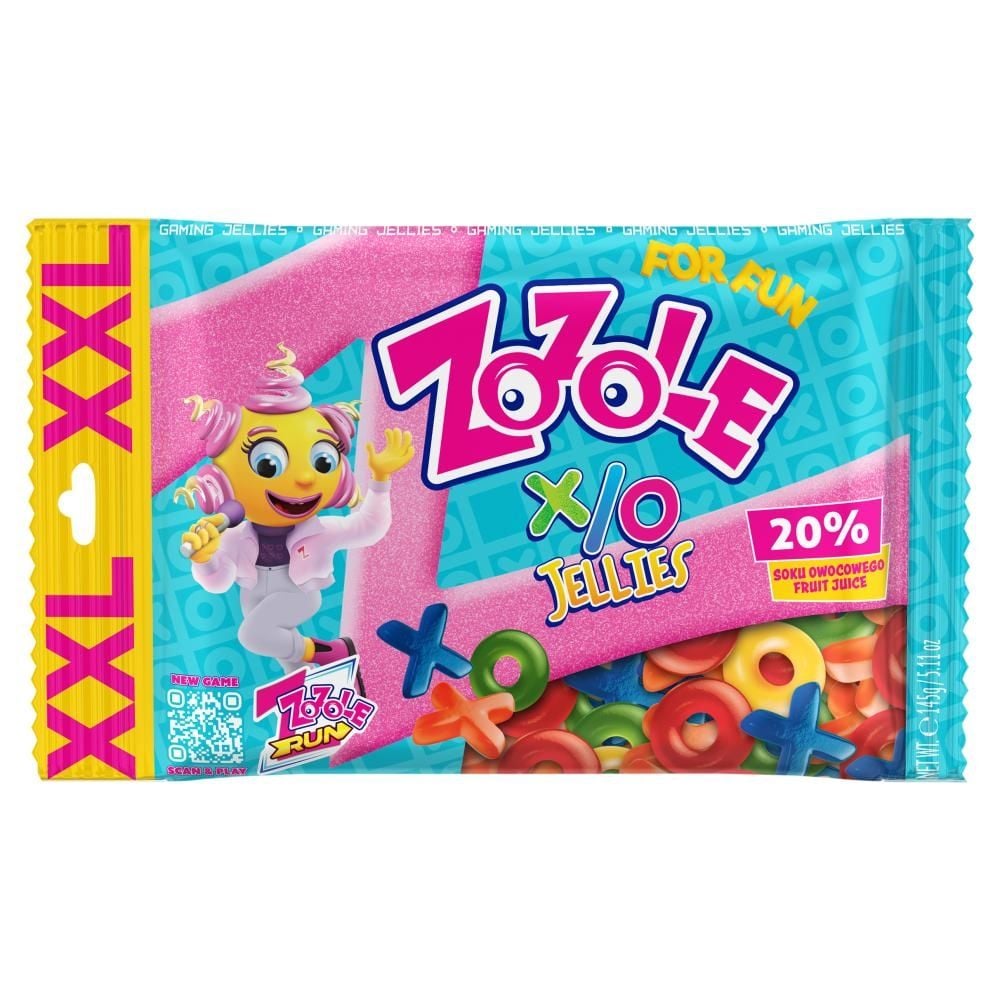 Zozole X/O XXL Mix żelków o smaku owocowym 145 g